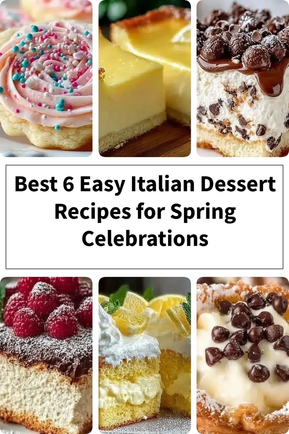 Delicious Italian dessert recipes for spring celebrations, featuring classics and easy preparations.