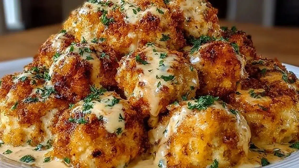 Cheddar Ranch Chicken Tater Tot Bake with melted cheese and crispy tater tots