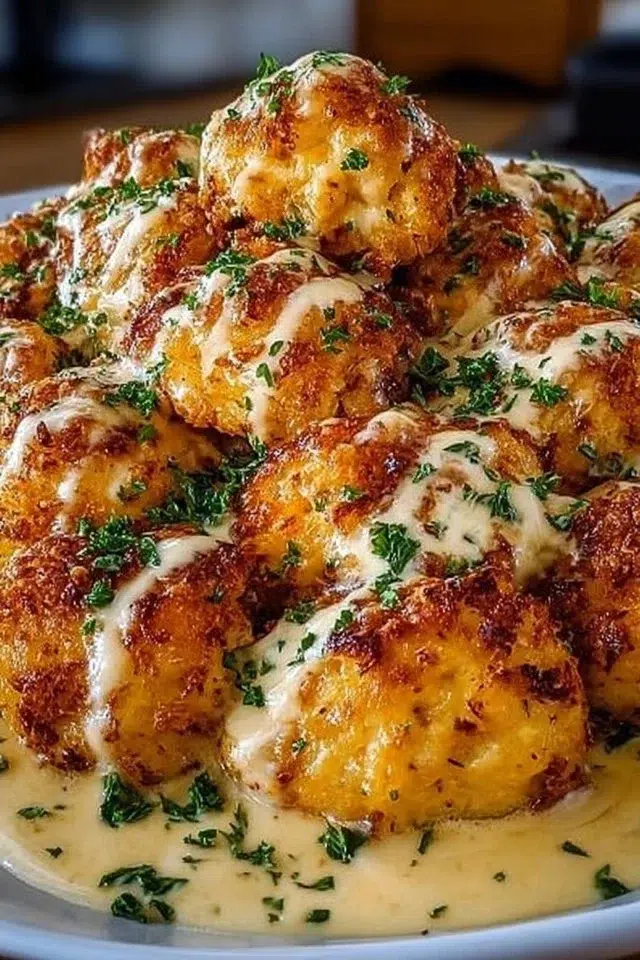 Cheddar Ranch Chicken Tater Tot Bake