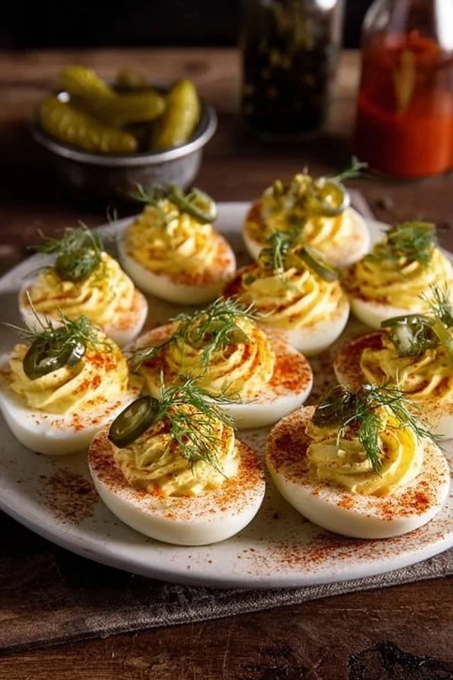Classic Stuffed Eggs according to Grandma's Quick Recipe