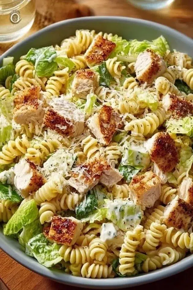 Creamy Chicken Pasta Salad