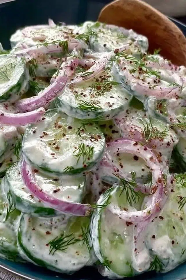 Creamy Cucumber Salad