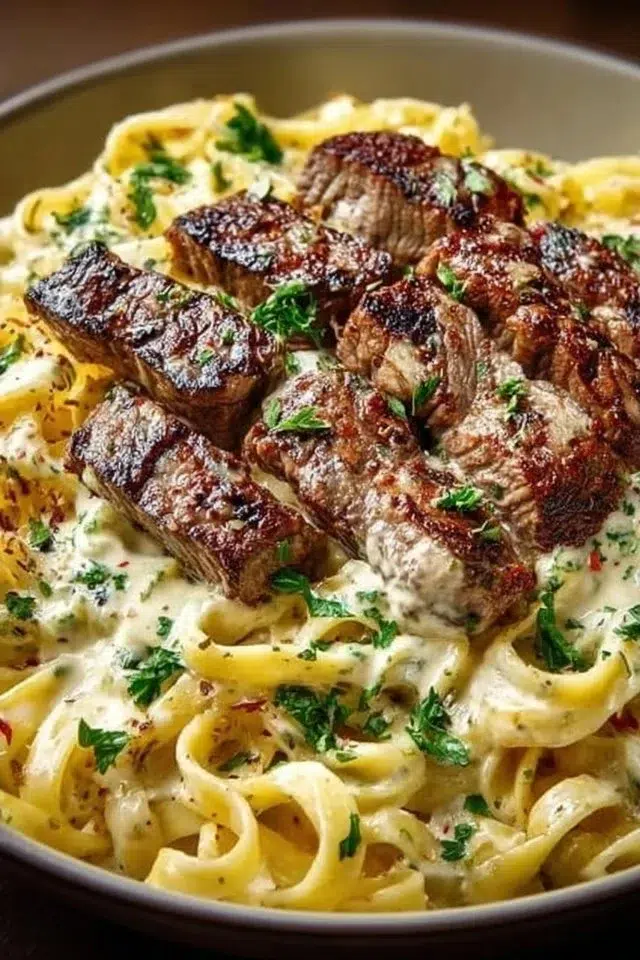 Creamy Steak Pasta