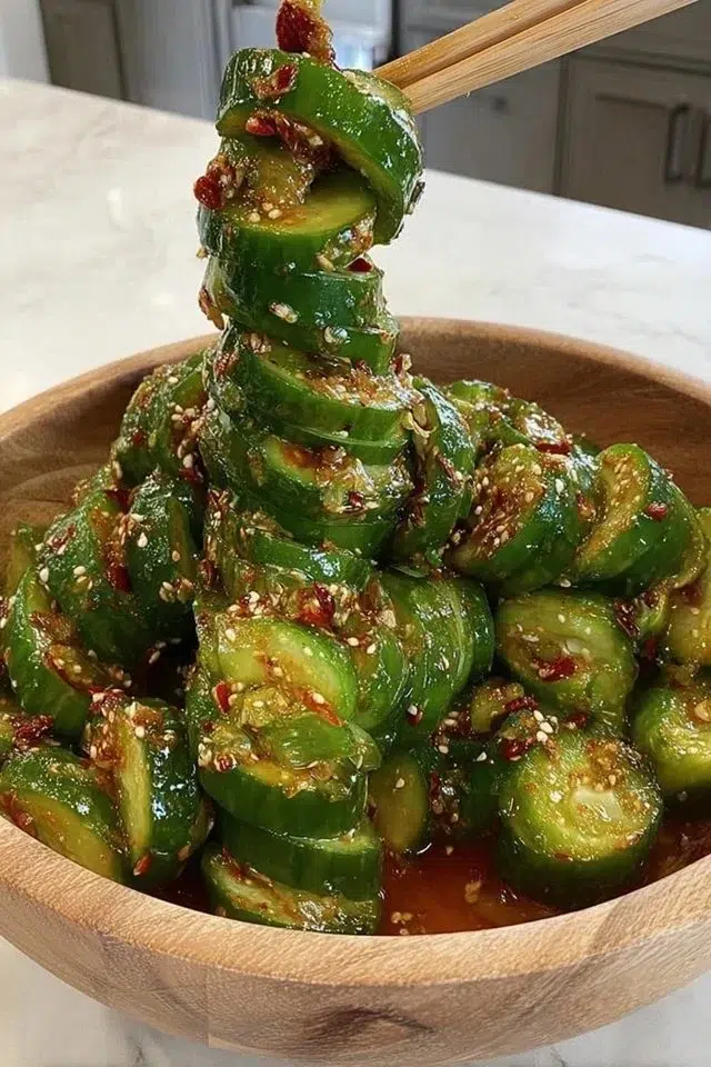 Crisp Cucumber Salad