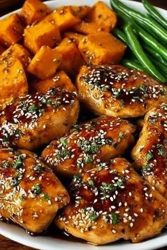 Discover the Best Honey Garlic Chicken and Sweet Potato Recipe for a Quick and Delicious Dinner