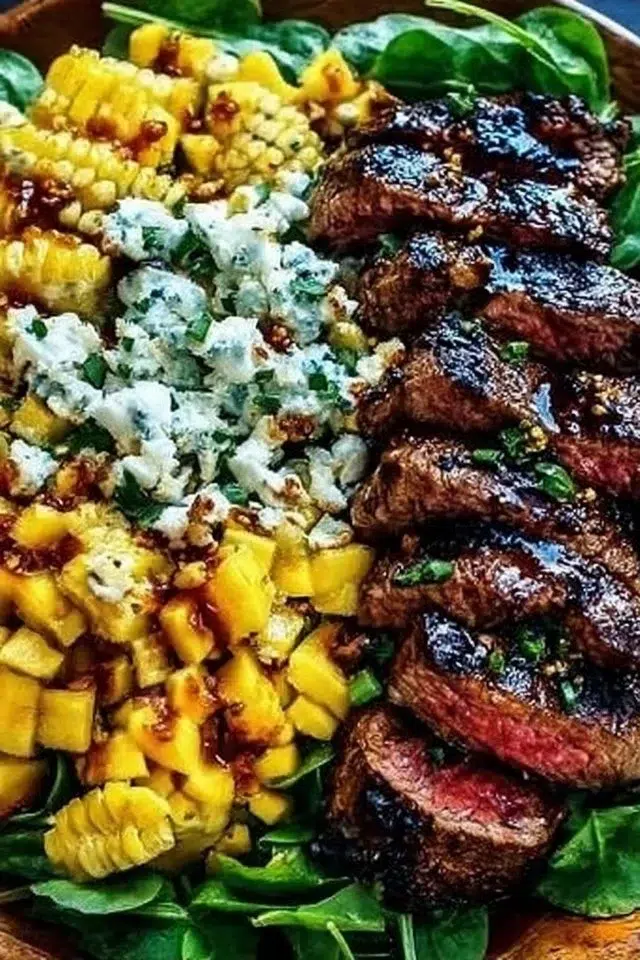 Grilled Balsamic Steak Salad