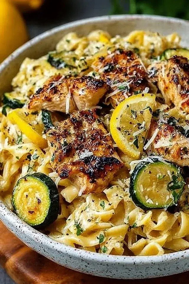 Italian Lemon Chicken Pasta