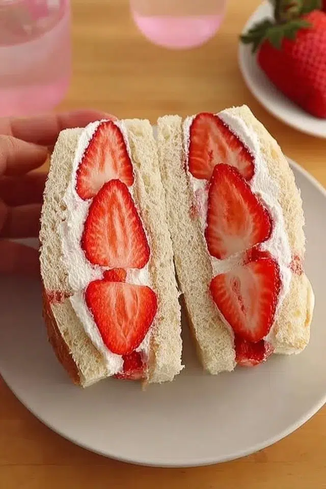 Japanese Strawberry Sandwich