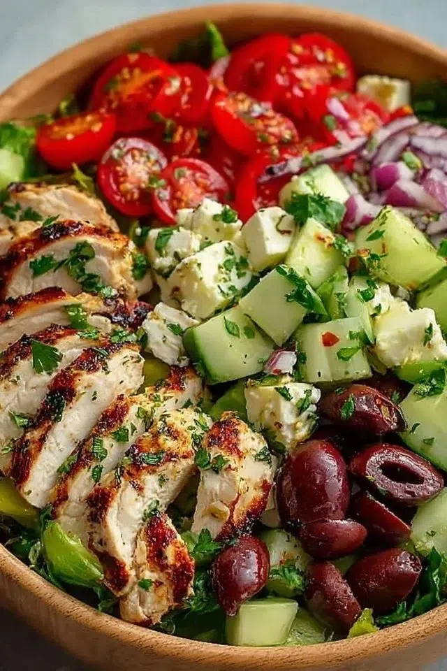 Mediterranean Chicken Salad