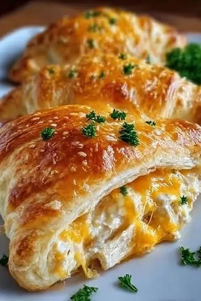Melt-in-Your-Mouth Cheesy Chicken Crescent Roll