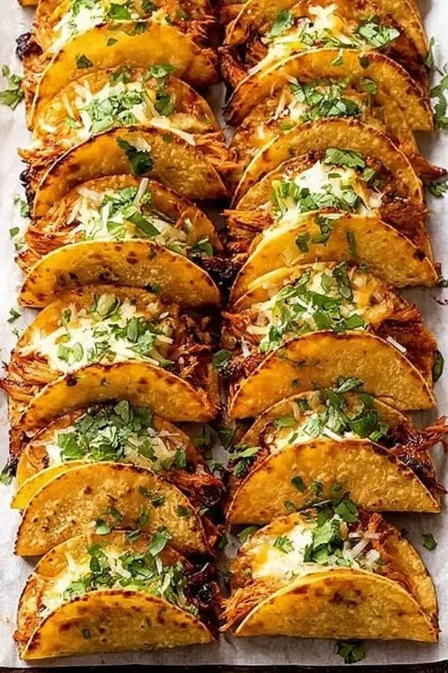 Mini Baked Chicken Tacos