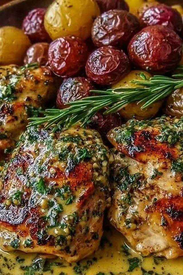 One-Pan Cowboy Garlic Chicken & Potatoes