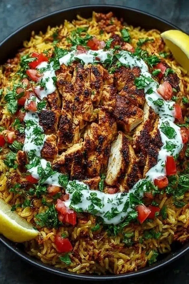 One Pot Chicken Shawarma Rice
