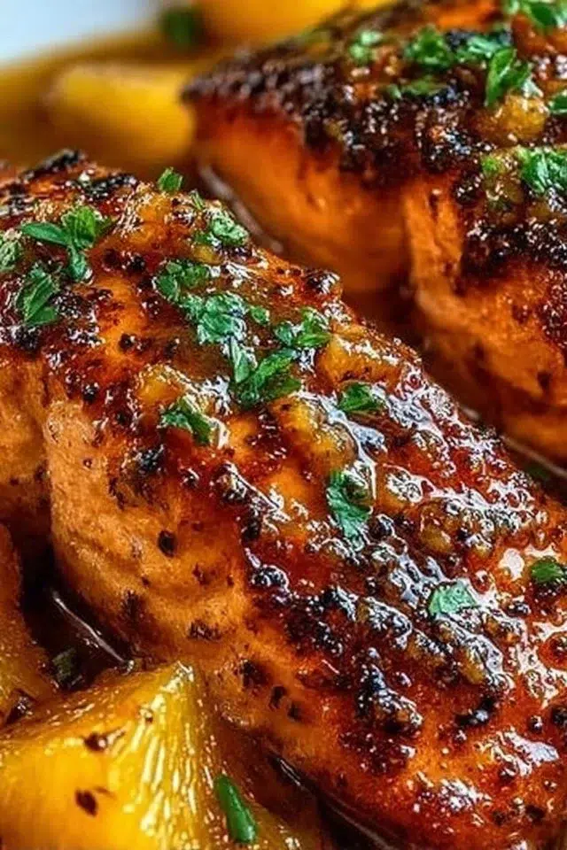 Pineapple Glazed Salmon