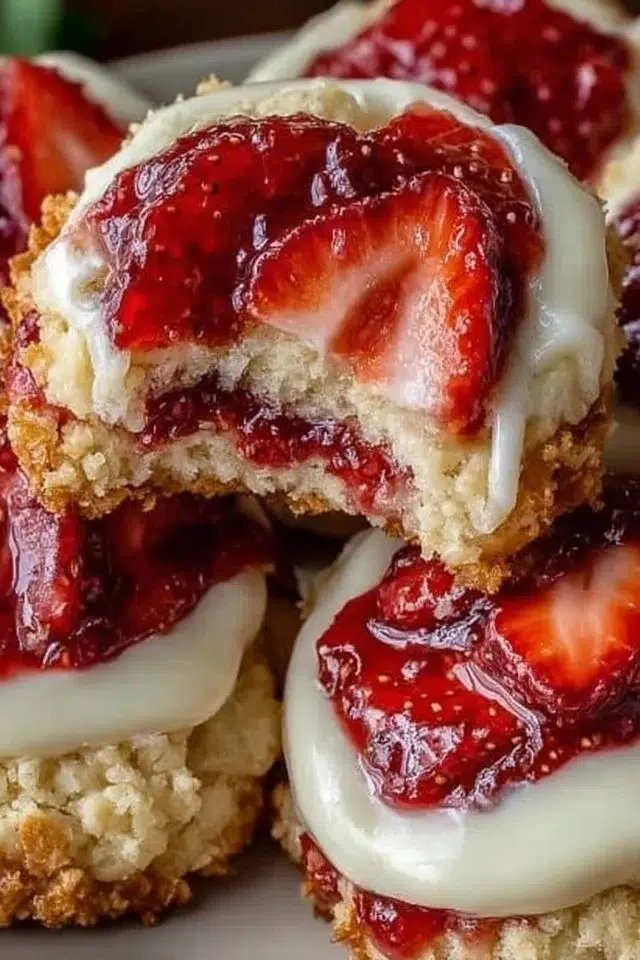 Strawberry Cheesecake Cookies
