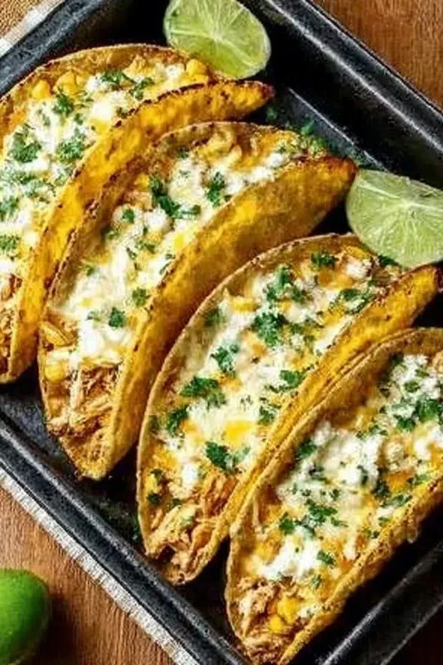 White Chicken Chili Tacos