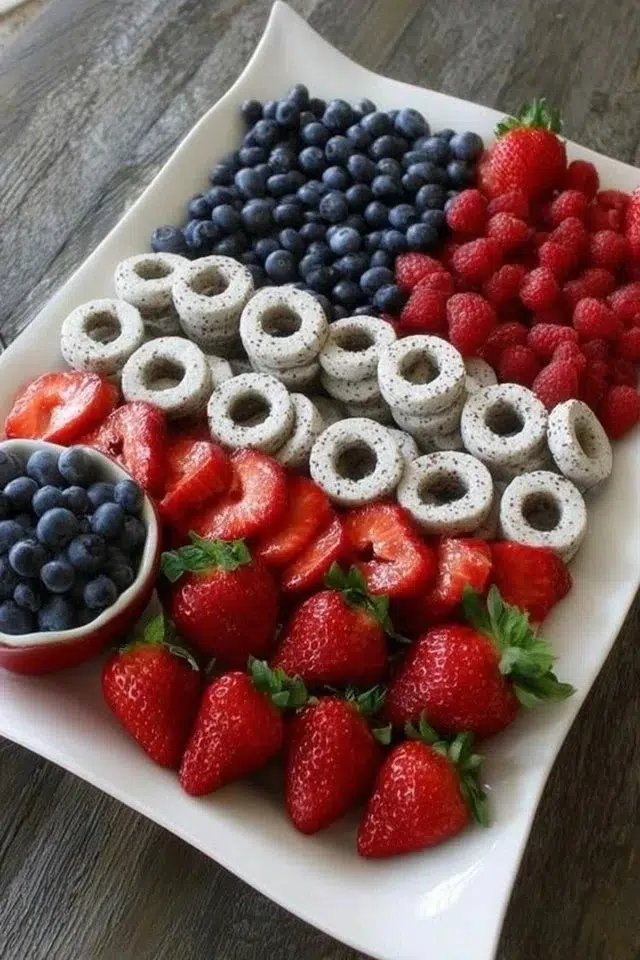 4th of July Fruit Platter Idea