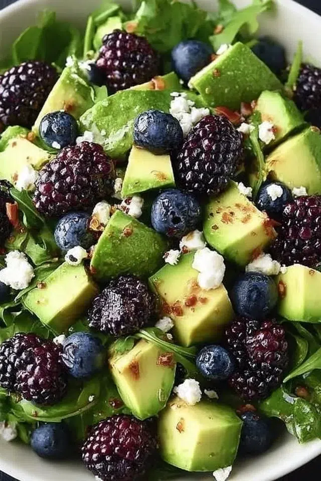 Blackberry Avocado Salad