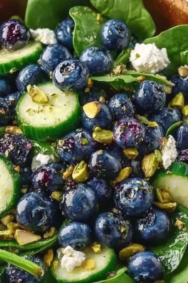 Blueberry Pistachio Spring Salad