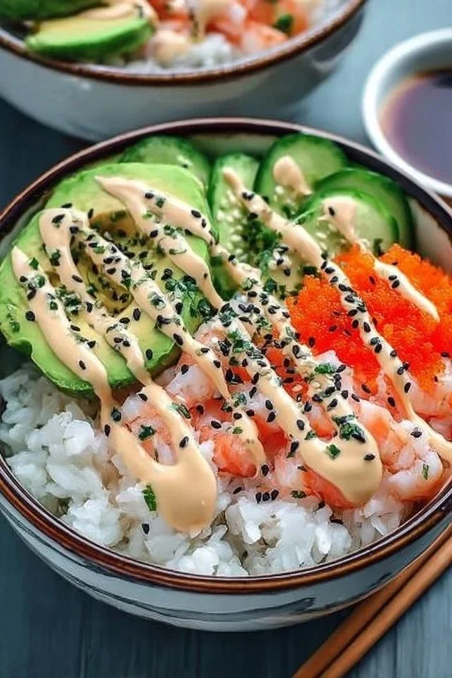 California Roll Sushi Bowls