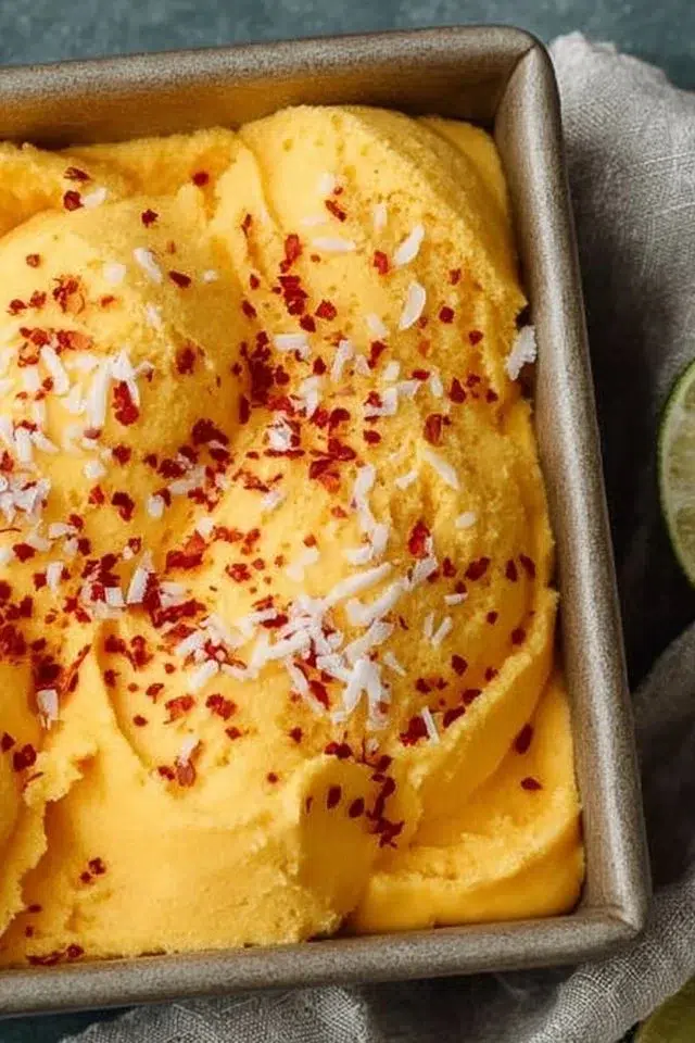 Chili Lime Mango Sorbet Recipe
