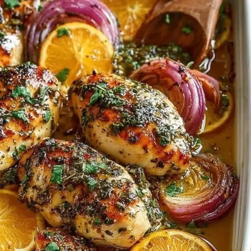 Citrus Herb Chicken Breast marinated with fresh herbs and citrus flavors