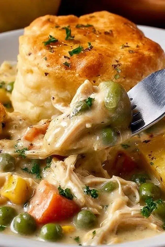 Crock Pot Chicken Pot Pie