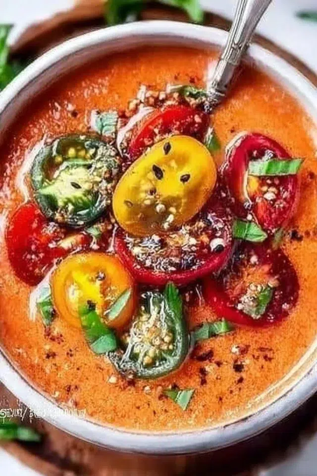 Easy Gazpacho Recipe (Vegan)
