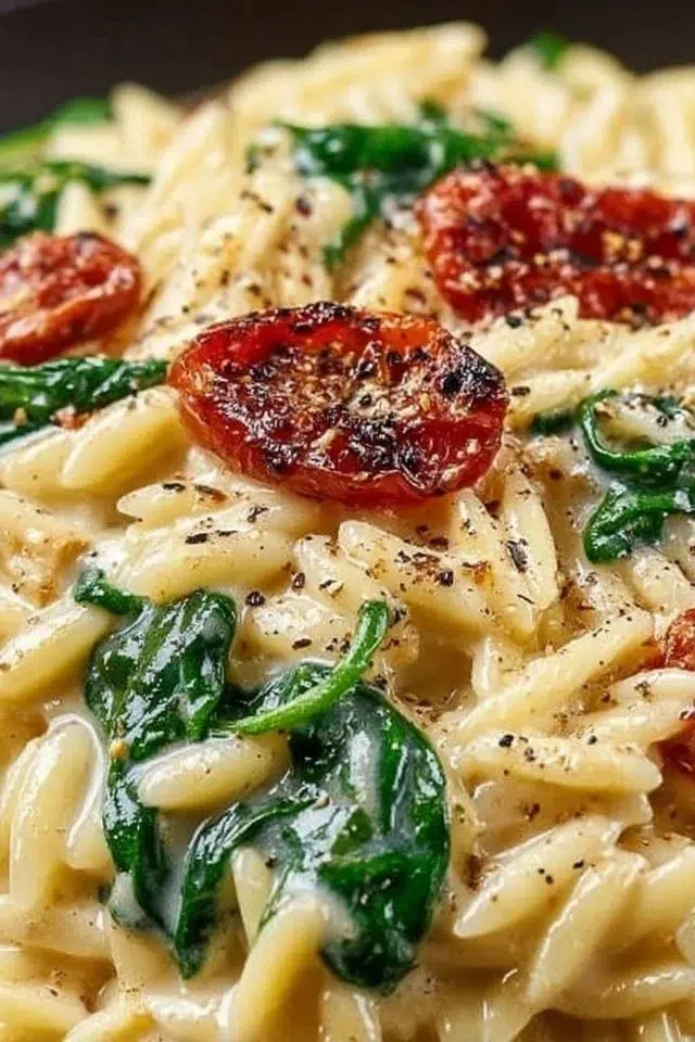 Marry Me Chicken Orzo