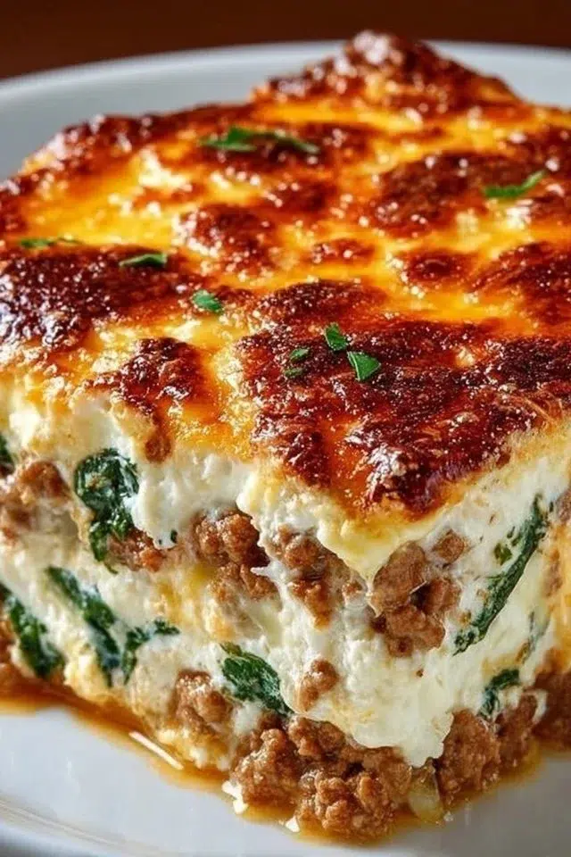 High Protein Ground Turkey Casserole (Easy, Cheesy, Family-Favorite)