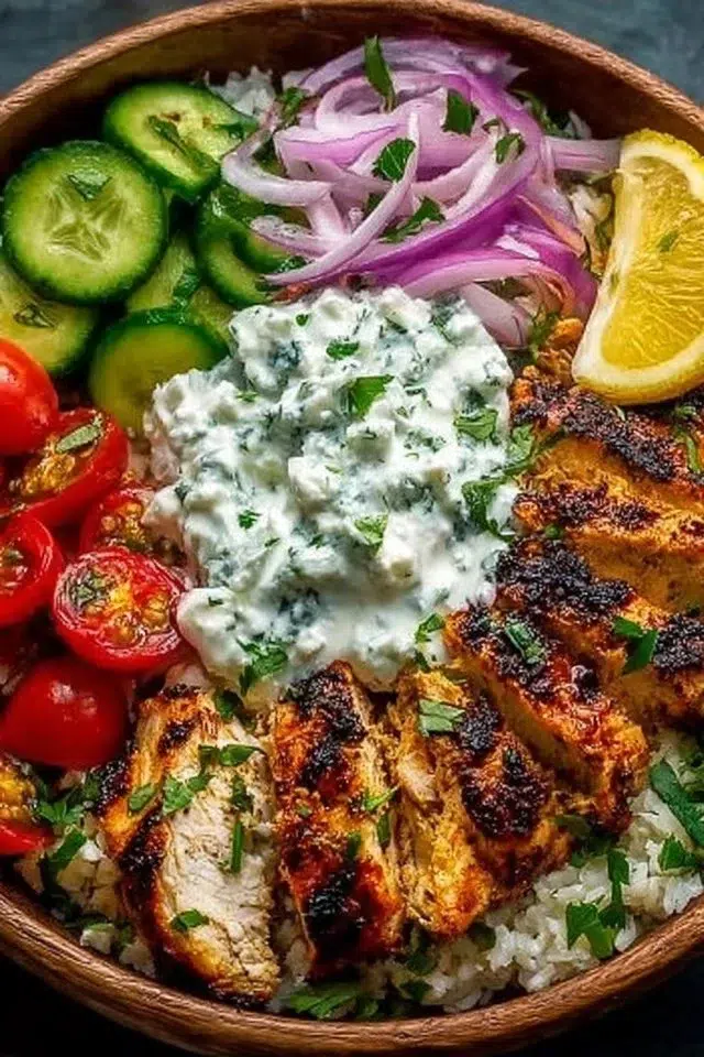 Mediterranean Chicken Bowl: A Healthy & Easy Recipe