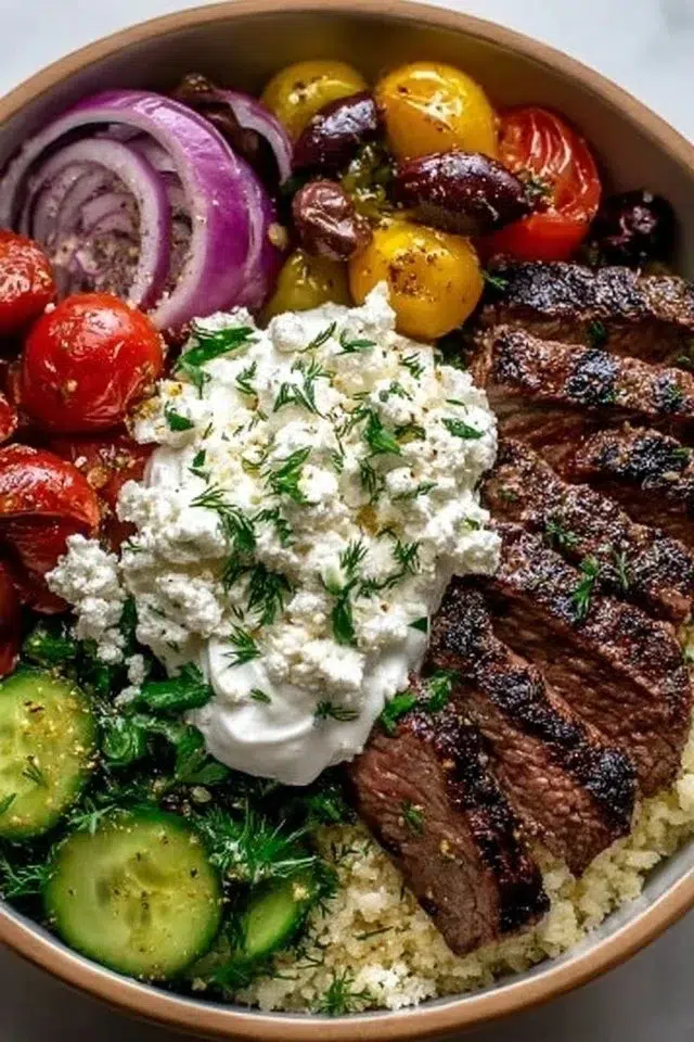 Mediterranean Steak Bowl