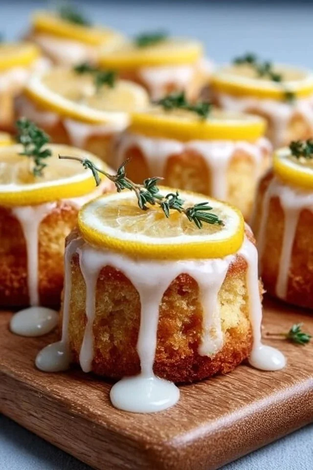 Mini Lemon Drizzle Cakes