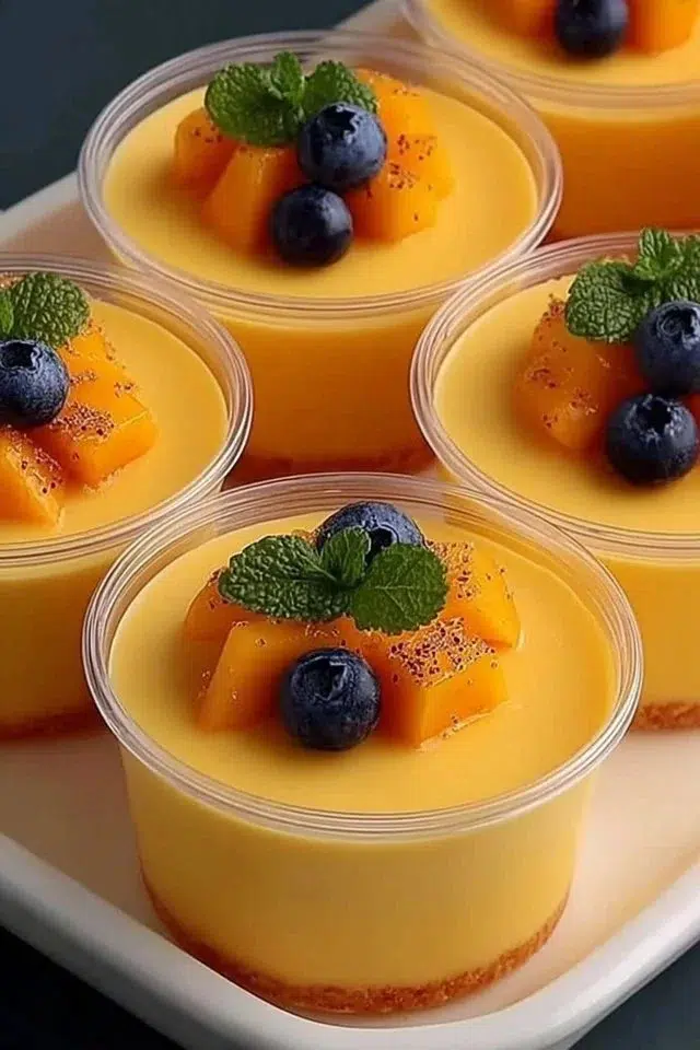 No-Bake Mango Panna Cotta (Melt-in-Your-Mouth Goodness)