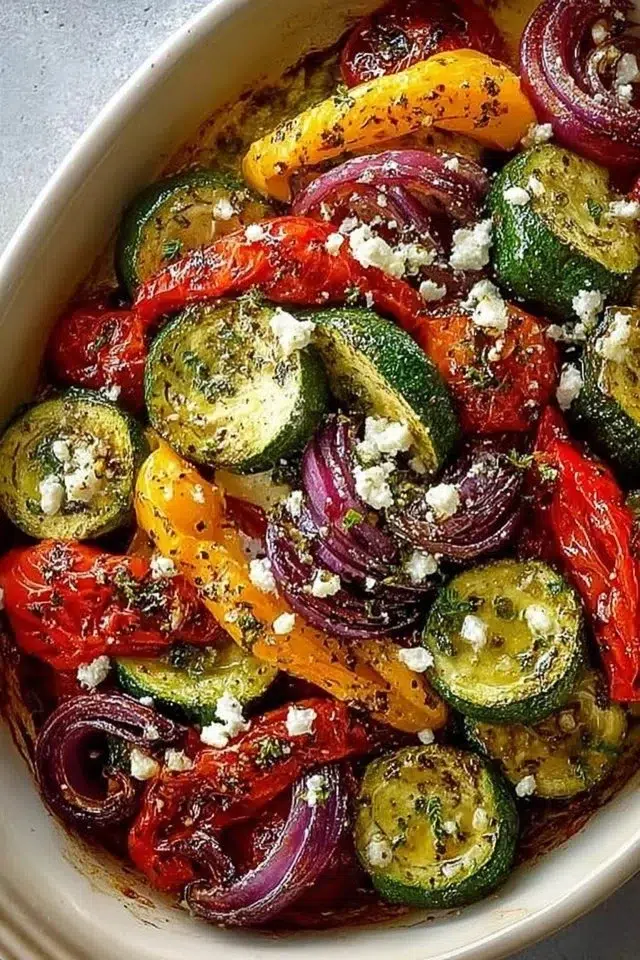 One Pan Greek Vegetables