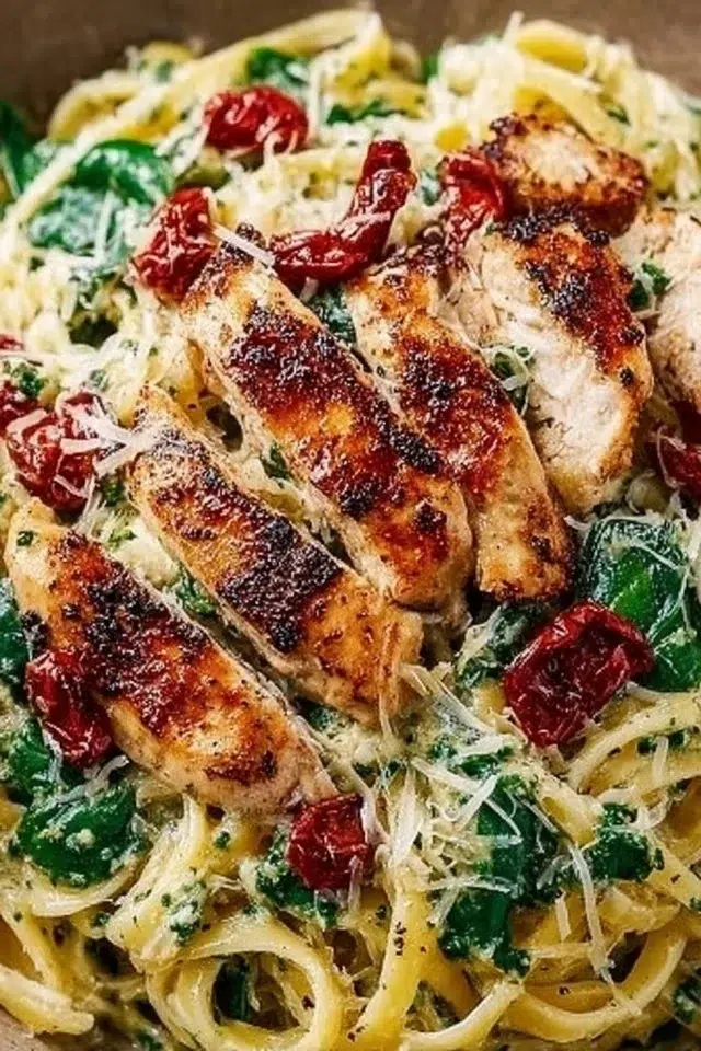 Pesto Pasta With Chicken