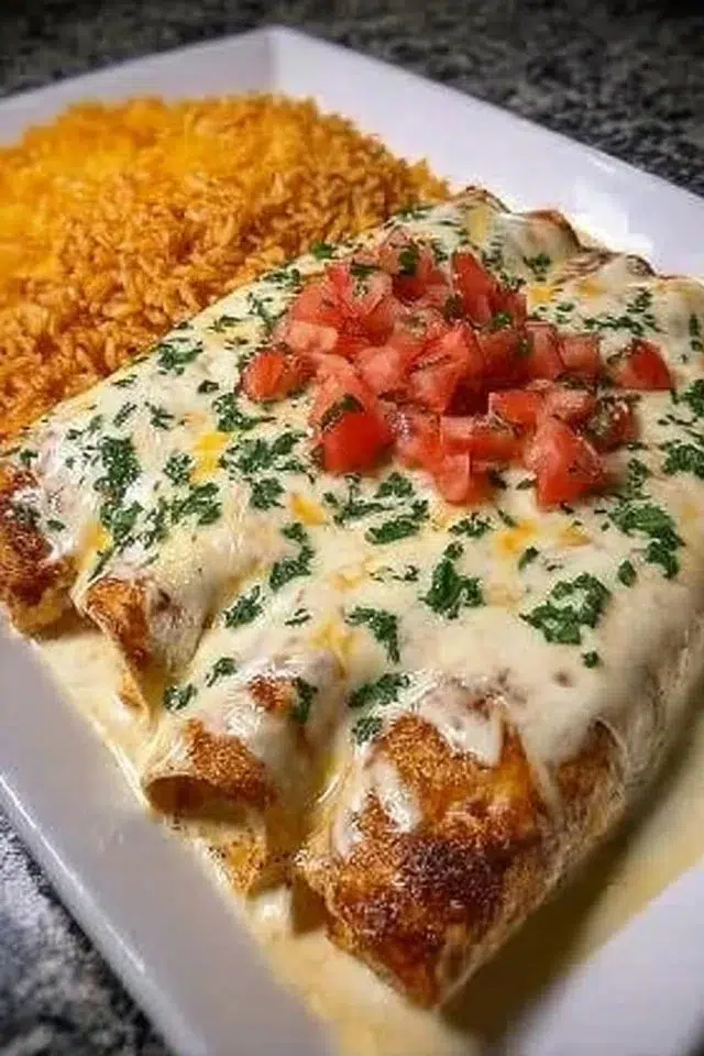 Queso Chicken Enchiladas for a Quick and Cheesy Dinner Delight