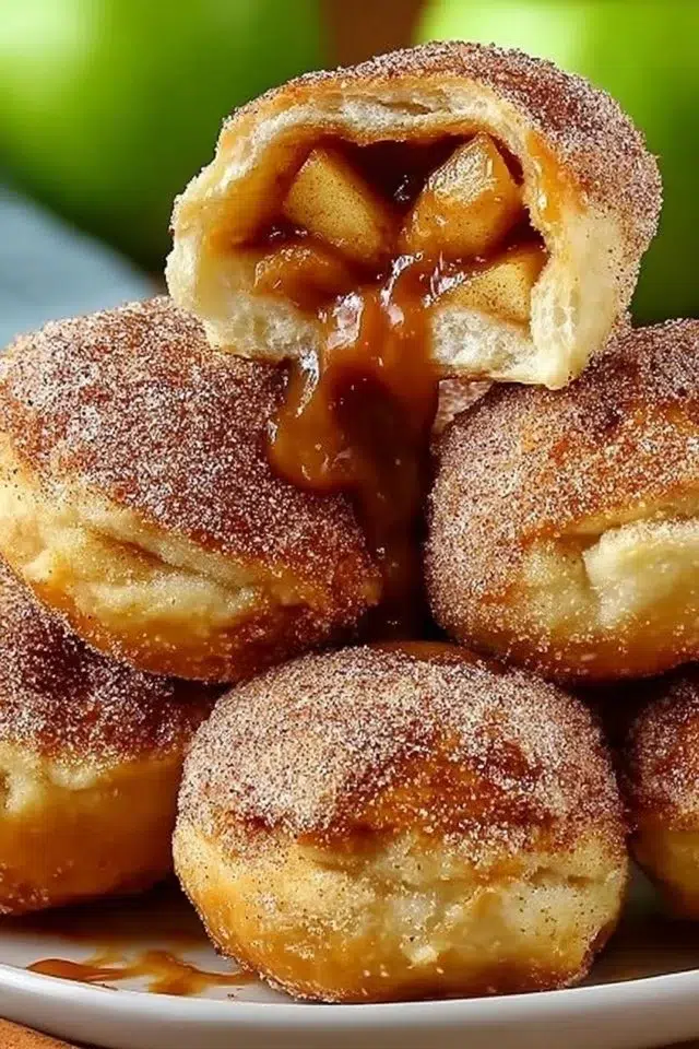 Simple Caramel Apple Pie Bombs