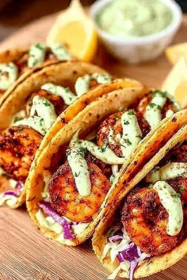 Spicy Shrimp Tacos