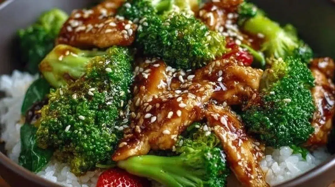 Fresh Strawberry Spinach Salad with nuts and dressing