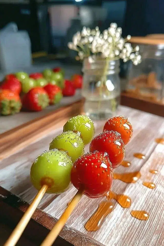 Tanghulu translates to "candied hawthorn" in English.