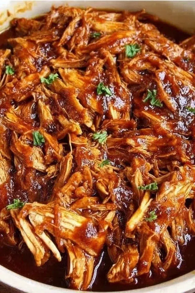 The Best Crockpot BBQ Chicken (Easy Pulled Chicken)