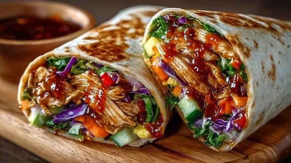 A delicious wrap that enhances your lunch routine for summer sanity