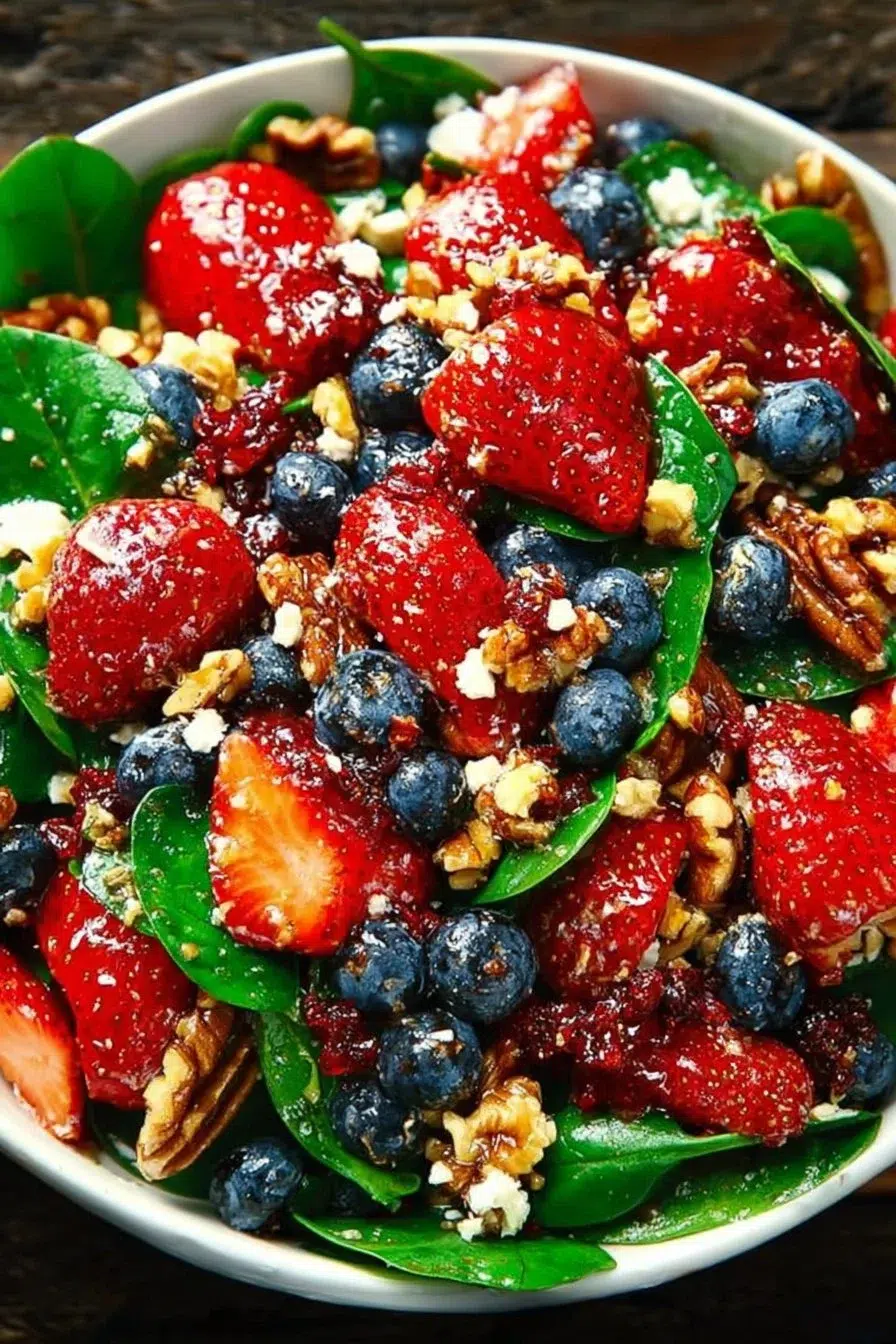 30-Minute Strawberry Spinach Salad