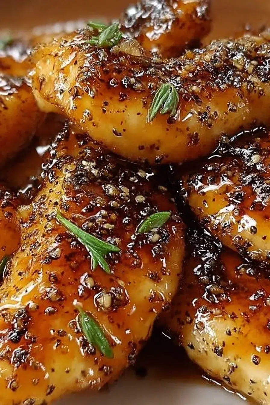 Air Fryer Honey Butter Garlic Chicken Tenders Recipe