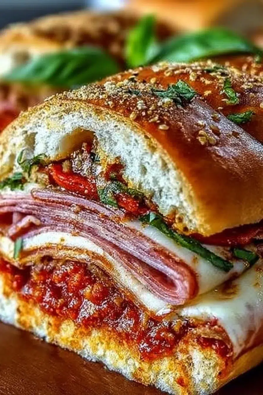 Baked Italian Grinder Sandwiches