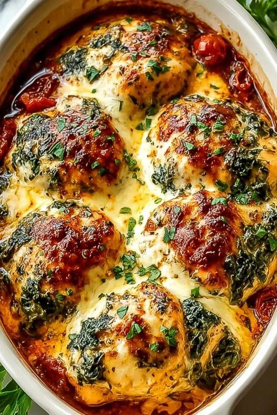 Baked Tuscan Chicken Casserole
