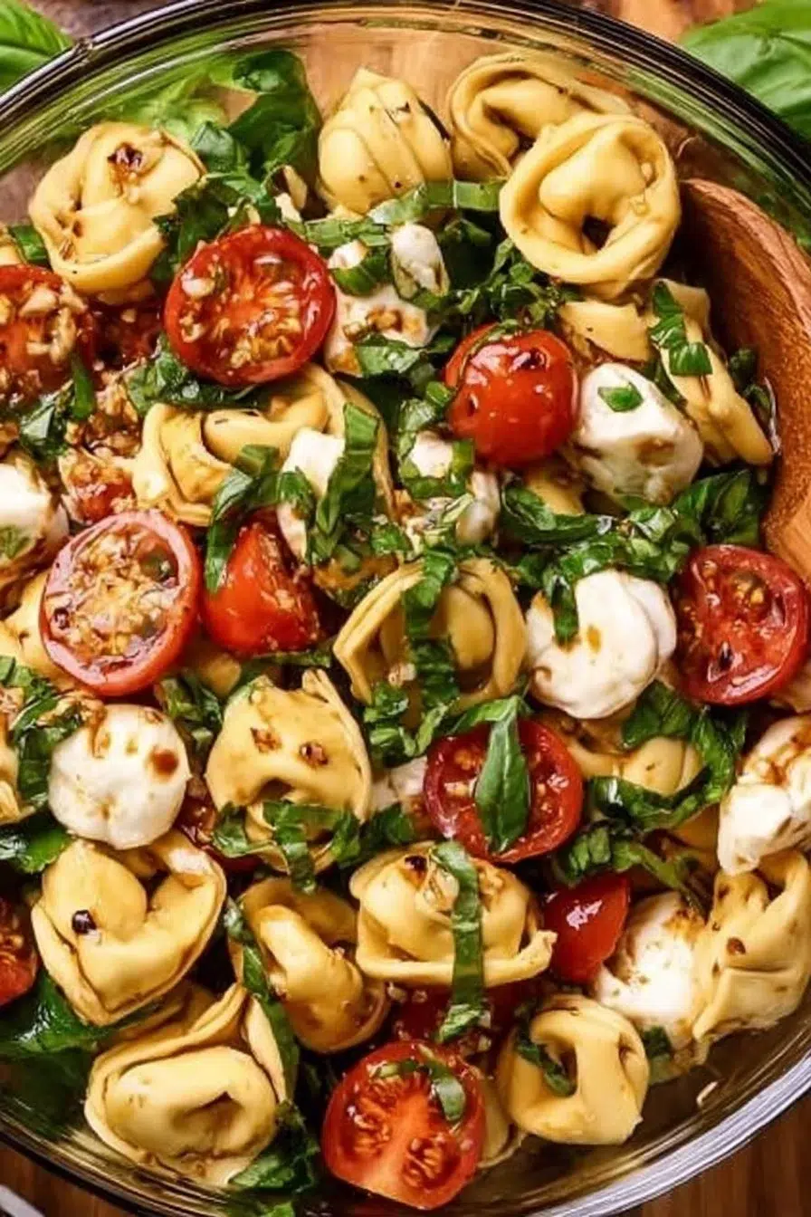 Tortellini Caprese Salad
