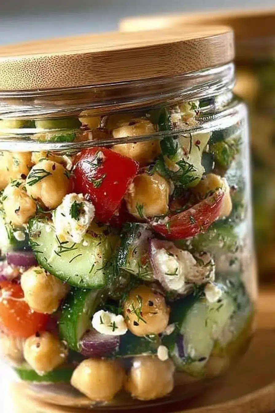 Chickpea Cucumber Salad