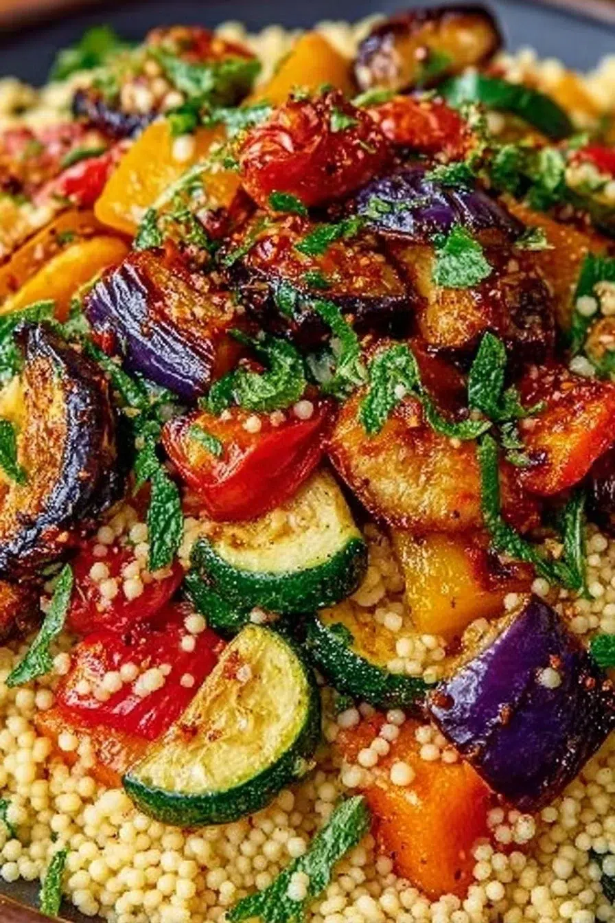 Vibrant Roasted Vegetable Couscous Salad for Easy Weeknight Dinners